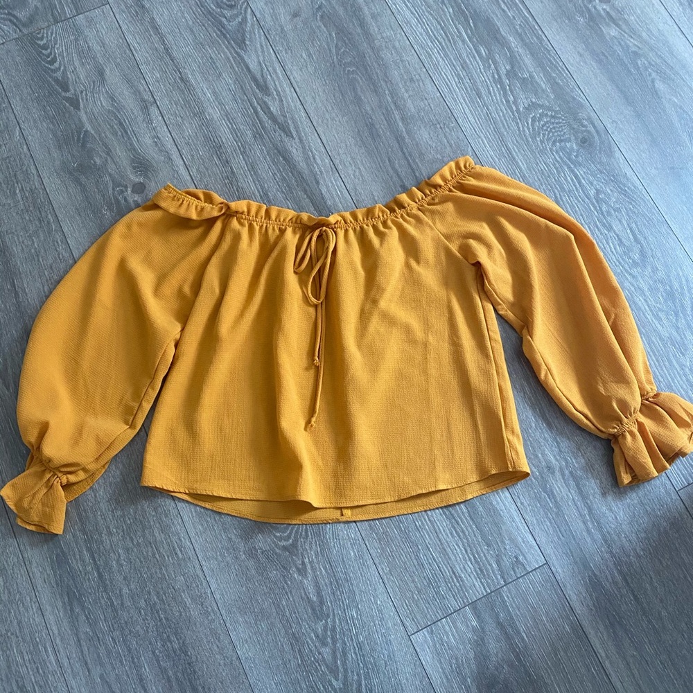 Off the shoulder blouse